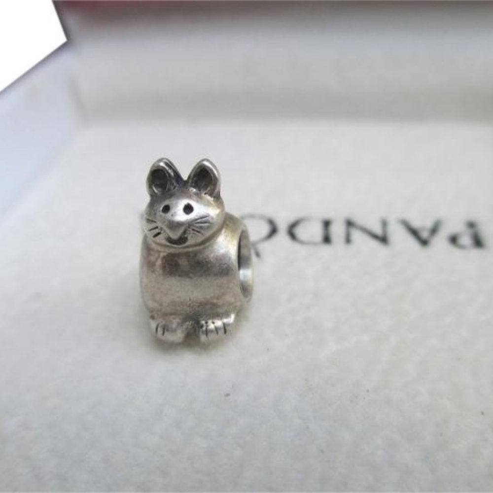 Authentic Pandora Charm - Cat